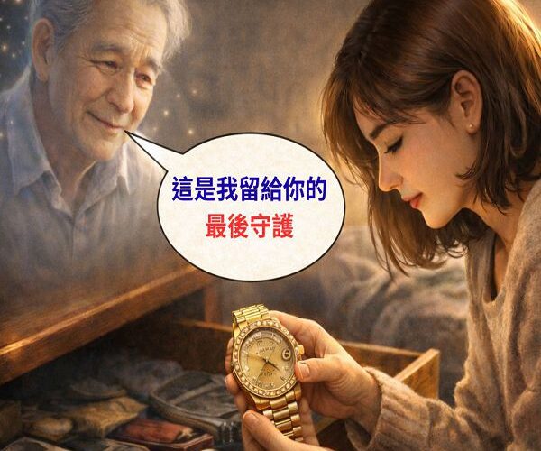 父親留下的最後守護,林小姐終於渡過低潮,原來您一直都在,永順腕錶收購手錶幫您找回老錶的價值