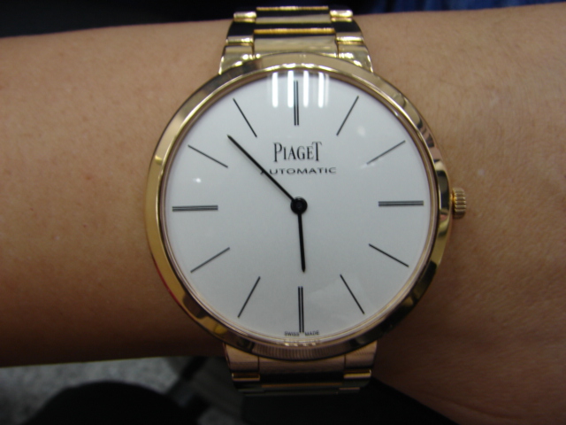 流當品拍賣 原裝 PIAGET 伯爵 ALTIPLAN 18K 玫瑰金 自動上鍊 9成5新 盒單齊ZR260